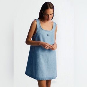Denim sleeveless dress